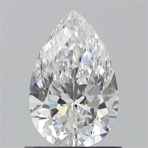 Picture of Natural Diamond 0.90 Carats, Pear with  Cut, E Color, SI1 Clarity and Certified by GIA