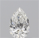 Natural Diamond 0.50 Carats, Pear with  Cut, F Color, VS1 Clarity and Certified by GIA