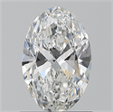 Diamante Natural 0.90 quilates, Ovalado , Color E, claridad VS1 y certificado GIA