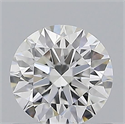 Diamante Natural 0.73 quilates, Redondo , Color F, claridad VVS2 y certificado GIA