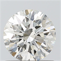 Natural Diamond 0.70 Carats, Round with Excellent Cut, I Color, VS2 Clarity and Certified by GIA