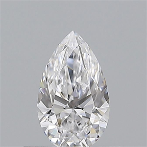 Picture of Natural Diamond 0.50 Carats, Pear with  Cut, D Color, VS1 Clarity and Certified by GIA
