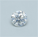 Diamante Natural 0.40 quilates, Redondo , Color F, claridad SI2 y certificado GIA