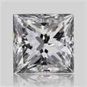 Natural Diamond 0.31 Carats, Princess with  Cut, E Color, VVS2 Clarity and Certified by GIA