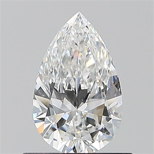 Picture of Natural Diamond 0.60 Carats, Pear with  Cut, E Color, VS2 Clarity and Certified by GIA