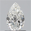 Natural Diamond 0.70 Carats, Pear with  Cut, G Color, VS2 Clarity and Certified by GIA