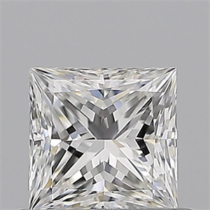 Picture of Natural Diamond 0.70 Carats, Princess with  Cut, G Color, VVS1 Clarity and Certified by GIA