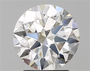 Picture of Natural Diamond 2.50 Carats, Round with Excellent Cut, G Color, SI1 Clarity and Certified by GIA