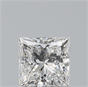 Diamante Natural 0.50 quilates, Princesa , Color F, claridad VVS1 y certificado GIA