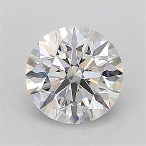 Picture of Lab Grown Diamond 1.03 Carats, Round with Ideal Cut, D Color, VVS2 Clarity and Certified by IGI