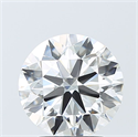 Lab Grown Diamond 3.03 Carats, Round with Excellent Cut, E Color, VVS2 Clarity and Certified by IGI