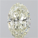 Natural Diamond 1.50 Carats, Oval with  Cut, J Color, SI1 Clarity and Certified by IGI