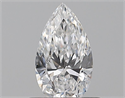 Natural Diamond 0.46 Carats, Pear with  Cut, D Color, VS1 Clarity and Certified by GIA