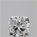 Natural Diamond 0.90 Carats, Cushion with  Cut, I Color, VVS1 Clarity and Certified by GIA