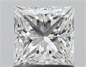 Natural Diamond 1.02 Carats, Princess with  Cut, F Color, VS2 Clarity and Certified by GIA