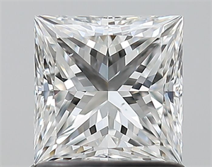 Foto Diamante Natural 1.02 quilates, Princesa , Color F, claridad VS2 y certificado GIA de
