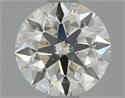 Diamante Natural 0.61 quilates, Redondo , Color K, claridad SI1 y certificado GIA