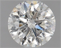 Natural Diamond 0.83 Carats, Round with Very Good Cut, F Color, SI2 Clarity and Certified by IGI