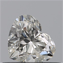 Diamante Natural 0.44 quilates, Corazón , Color I, claridad VVS2 y certificado GIA