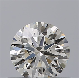 Picture of Natural Diamond 0.42 Carats, Round with Excellent Cut, G Color, VVS1 Clarity and Certified by IGI