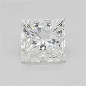 Picture of Natural Diamond 1.25 Carats, Princess with  Cut, I Color, VS1 Clarity and Certified by GIA