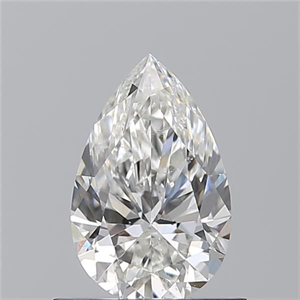 Picture of Natural Diamond 0.71 Carats, Pear with  Cut, G Color, SI1 Clarity and Certified by GIA