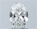 Diamante Natural 0.81 quilates, Ovalado , Color F, claridad SI1 y certificado GIA