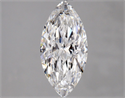Natural Diamond 1.50 Carats, Marquise with  Cut, D Color, VVS1 Clarity and Certified by GIA