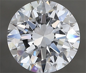 Picture of Natural Diamond 2.50 Carats, Round with Excellent Cut, E Color, VVS2 Clarity and Certified by GIA