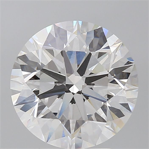Picture of Lab Grown Diamond 4.53 Carats, Round with Ideal Cut, F Color, VVS2 Clarity and Certified by IGI
