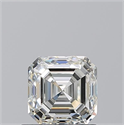 Natural Diamond 0.90 Carats, Asscher with  Cut, J Color, VS2 Clarity and Certified by GIA