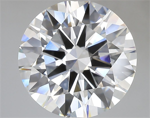 Picture of Lab Grown Diamond 6.03 Carats, Round with Excellent Cut, G Color, VVS2 Clarity and Certified by IGI