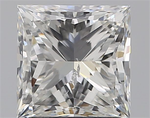 Foto Diamante Natural 2.00 quilates, Princesa , Color H, claridad SI2 y certificado GIA de