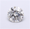 Lab Grown Diamond 1.08 Carats, Round with Excellent Cut, F Color, VS1 Clarity and Certified by IGI