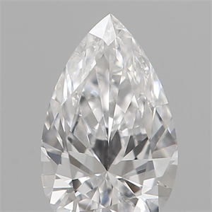 Foto Diamante Natural 0.11 quilates, De pera , Color F, claridad VVS1 y certificado IGI de
