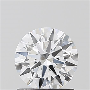 Picture of Lab Grown Diamond 0.84 Carats, Round with Ideal Cut, D Color, VVS1 Clarity and Certified by IGI