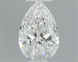 Picture of Natural Diamond 0.44 Carats, Pear with  Cut, F Color, VS2 Clarity and Certified by GIA