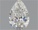 Natural Diamond 0.50 Carats, Pear with  Cut, G Color, VVS2 Clarity and Certified by GIA