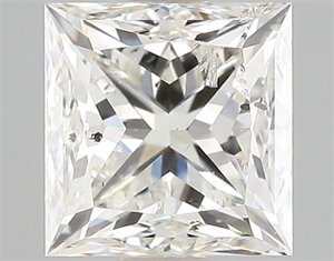 Picture of Natural Diamond 1.50 Carats, Princess with  Cut, H Color, SI2 Clarity and Certified by IGI