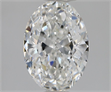 Natural Diamond 1.01 Carats, Oval with  Cut, E Color, VVS2 Clarity and Certified by GIA