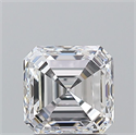Natural Diamond 1.50 Carats, Asscher with  Cut, D Color, VS1 Clarity and Certified by GIA