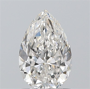 Foto Diamante Natural 1.01 quilates, De pera , Color G, claridad SI1 y certificado GIA de