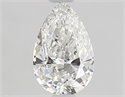 Natural Diamond 0.70 Carats, Pear with  Cut, G Color, VS1 Clarity and Certified by GIA
