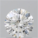 Natural Diamond 1.01 Carats, Round with Excellent Cut, J Color, SI1 Clarity and Certified by GIA