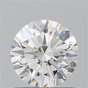 Picture of Natural Diamond 1.01 Carats, Round with Excellent Cut, J Color, SI1 Clarity and Certified by GIA
