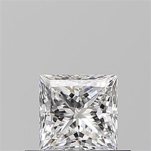 Picture of Natural Diamond 0.50 Carats, Princess with  Cut, E Color, VS1 Clarity and Certified by GIA