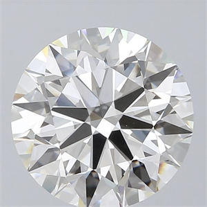 Picture of Lab Grown Diamond 5.09 Carats, Round with Ideal Cut, H Color, VVS2 Clarity and Certified by IGI