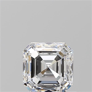 Picture of Natural Diamond 0.90 Carats, Asscher with  Cut, D Color, VVS2 Clarity and Certified by GIA