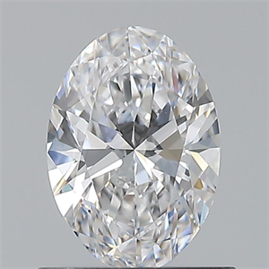 Picture of Natural Diamond 0.70 Carats, Oval with  Cut, D Color, VS1 Clarity and Certified by GIA