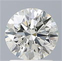 Natural Diamond 1.22 Carats, Round with Excellent Cut, H Color, SI1 Clarity and Certified by IGI